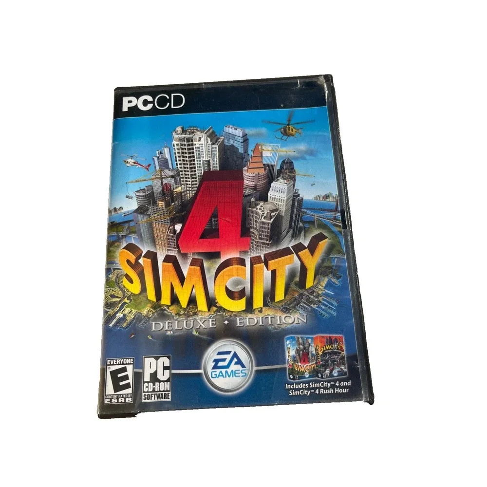 SIM CITY 4: DELUXE EDITION | PC | EA‎ GAMES 2005 | RATED E |